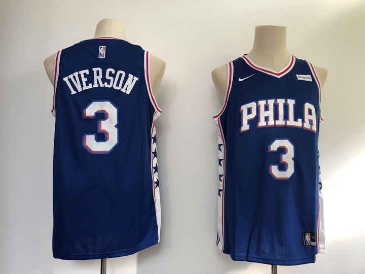76ers 3 Allen Iverson Blue Nike Swingman Jersey,We sell and wholesale 76ers 3 Allen Iverson Blue Nike Swingman Jersey on line form chian!
